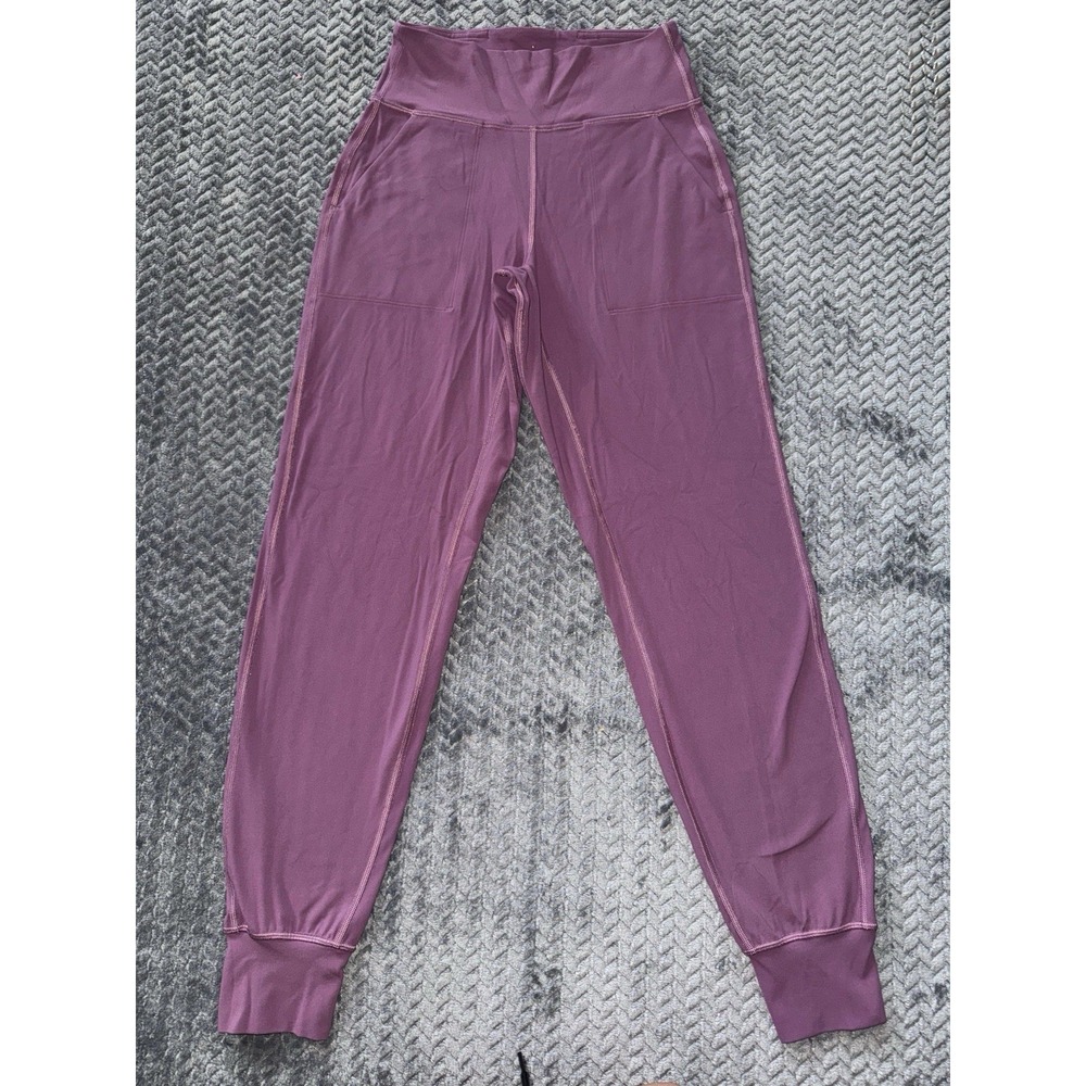 Lululemon‎ Women's Align High Rise Jogger Pants Front Pockets Plum Size 4